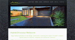 Desktop Screenshot of alignasphalt.com.au